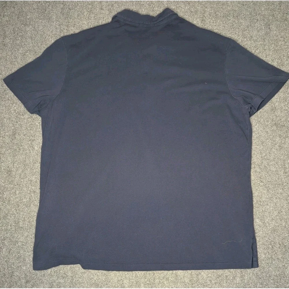 Polo Ralph Lauren‎ Men's Performance Mesh Polo Navy Size XXL Light Blue Pony